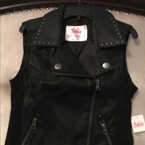 ! 48hr Price Drop ! Justice Faux Leather Jacket